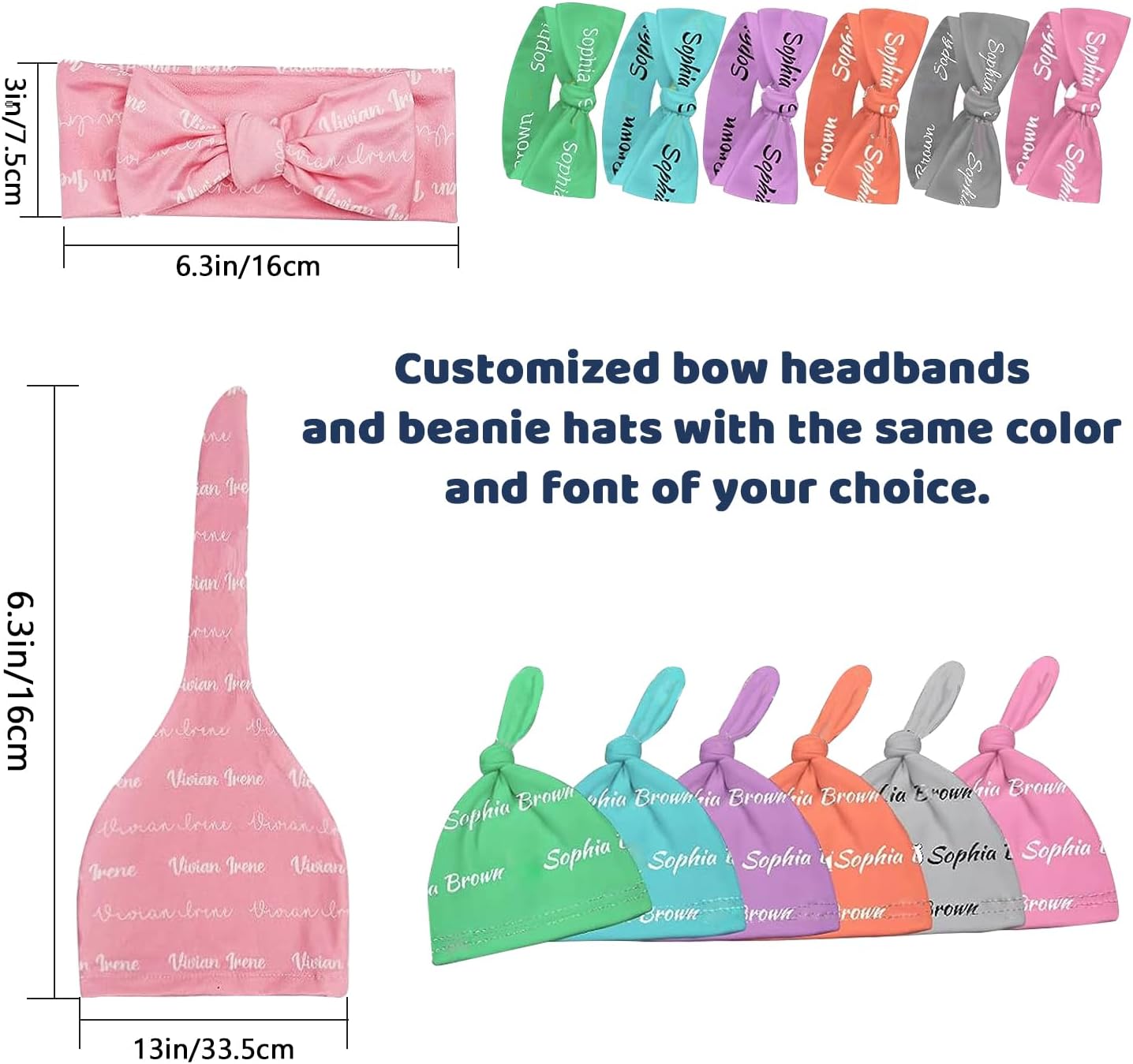 HOSEE Manta de bebé personalizada, mantas de bebé personalizadas para niñas y niños, manta personalizada para bebé con nombre, mantas personalizadas