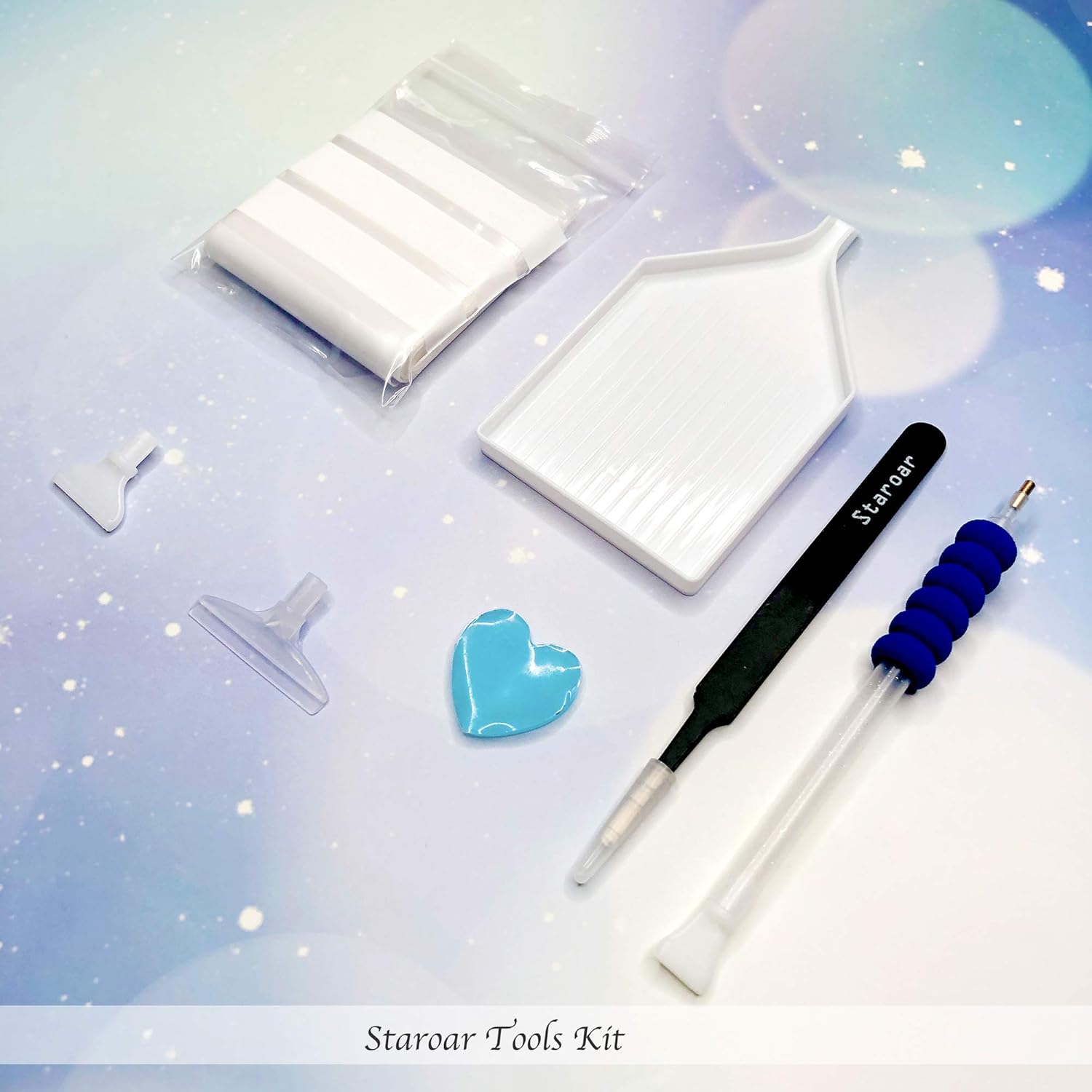 Staroar Kits de pintura de diamantes 5D para adultos redondos con AB y diamantes de imitación de cristal – Cardenales 51x40CM Art Craft Diamond Art