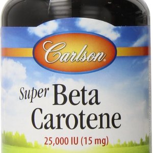 Carlson Labs Super Beta-Caroteno de Dunaliella Salina, 250 cápsulas blandas Carlson Labs Super Beta-Caroteno de Dunaliella Salina, 250 cápsulas blandas