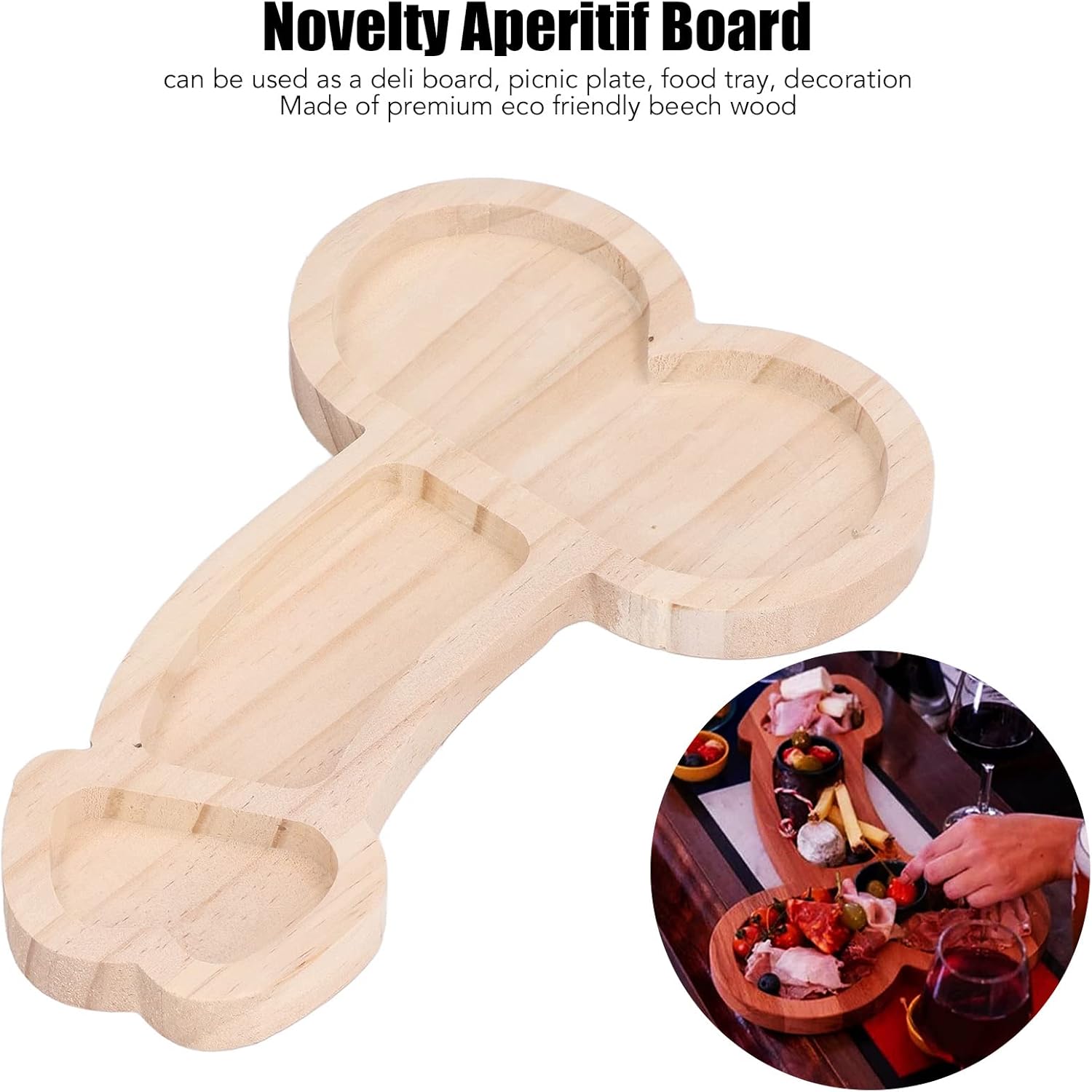 Divertida tabla de aperitivos de madera, tablas de embutidos únicas, tabla de quesos personalizada, regalos novedosos para inauguración de la casa,