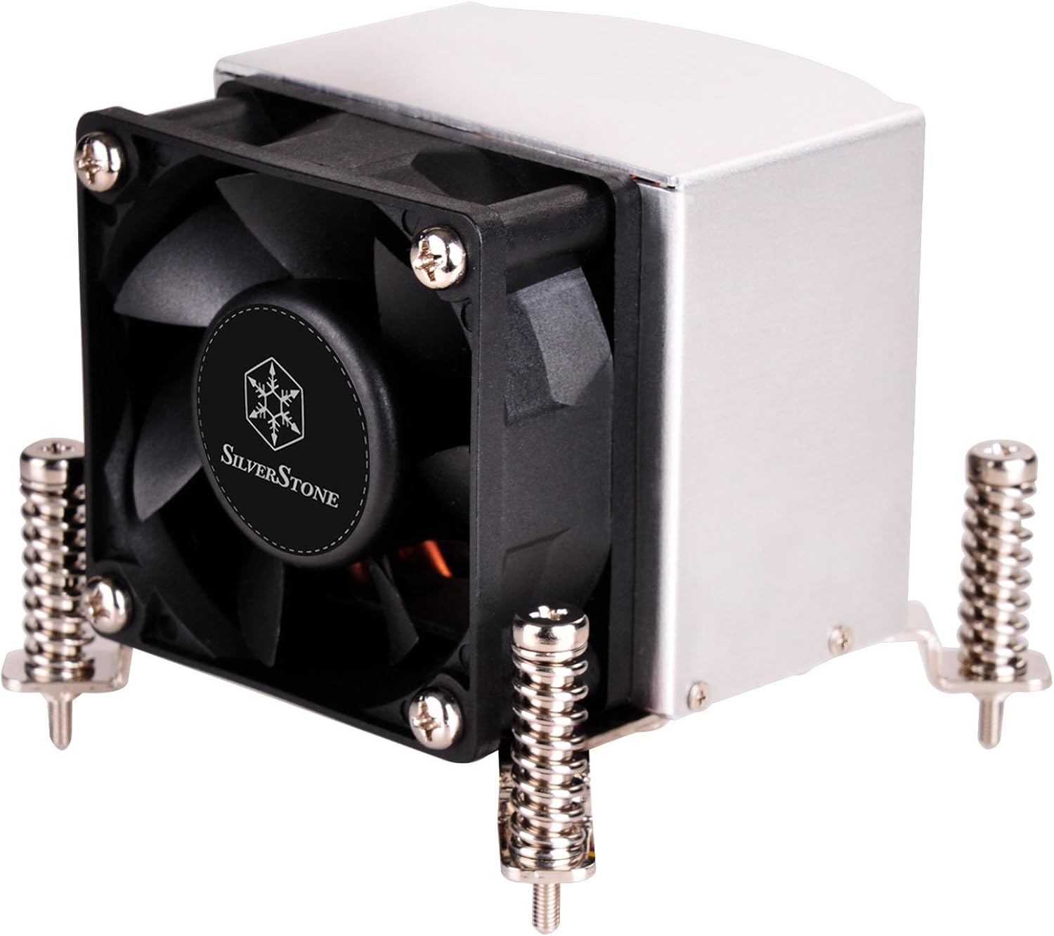 SilverStone Technology AR09-115XS 2U Servidor de montaje en bastidorpequeño factor de forma Intel CPU Cooler con soporte de tornillo, SST-AR09-115XS