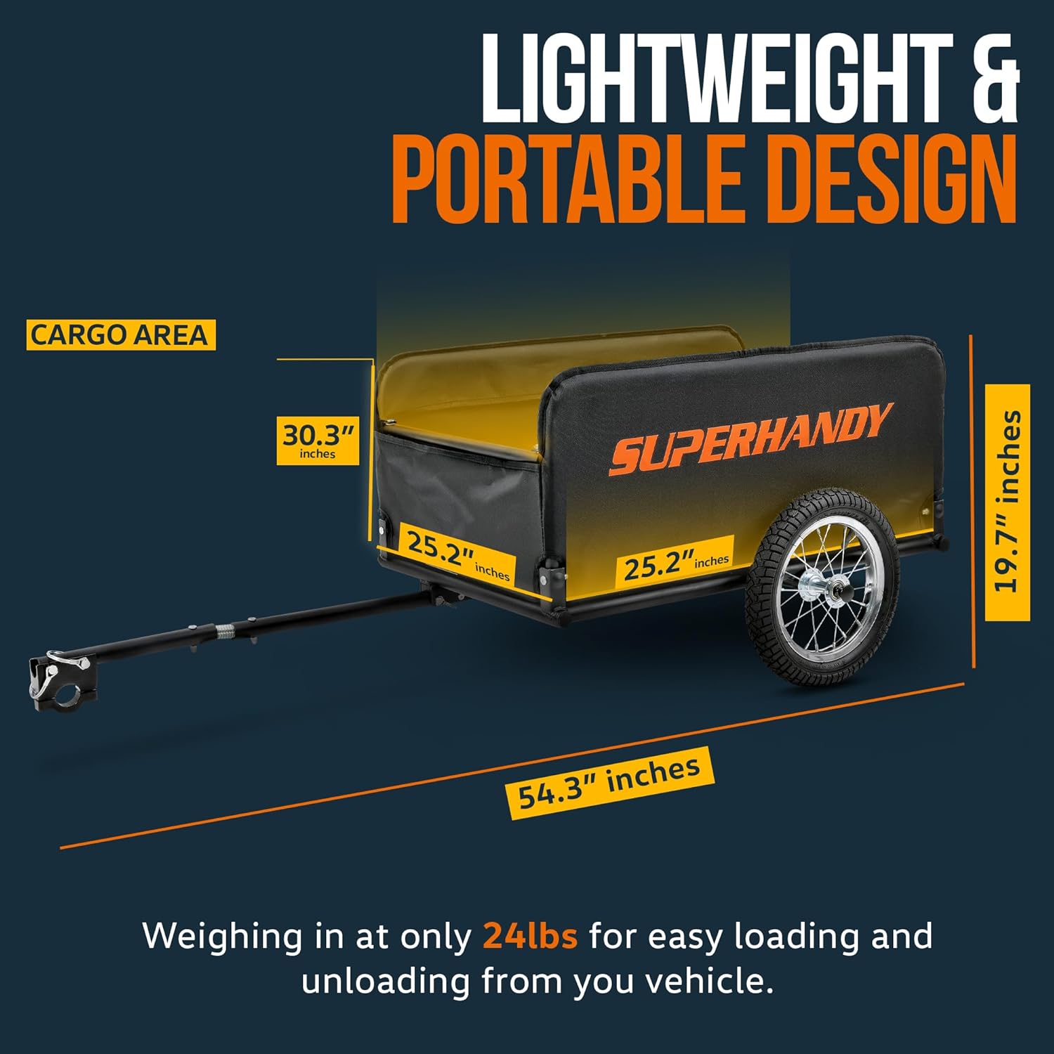 SuperHandy Carro plegable, ligero, capacidad de 155 libras, montaje sin herramientas, compatible con scooters de movilidad GUT112GUT140GUT142