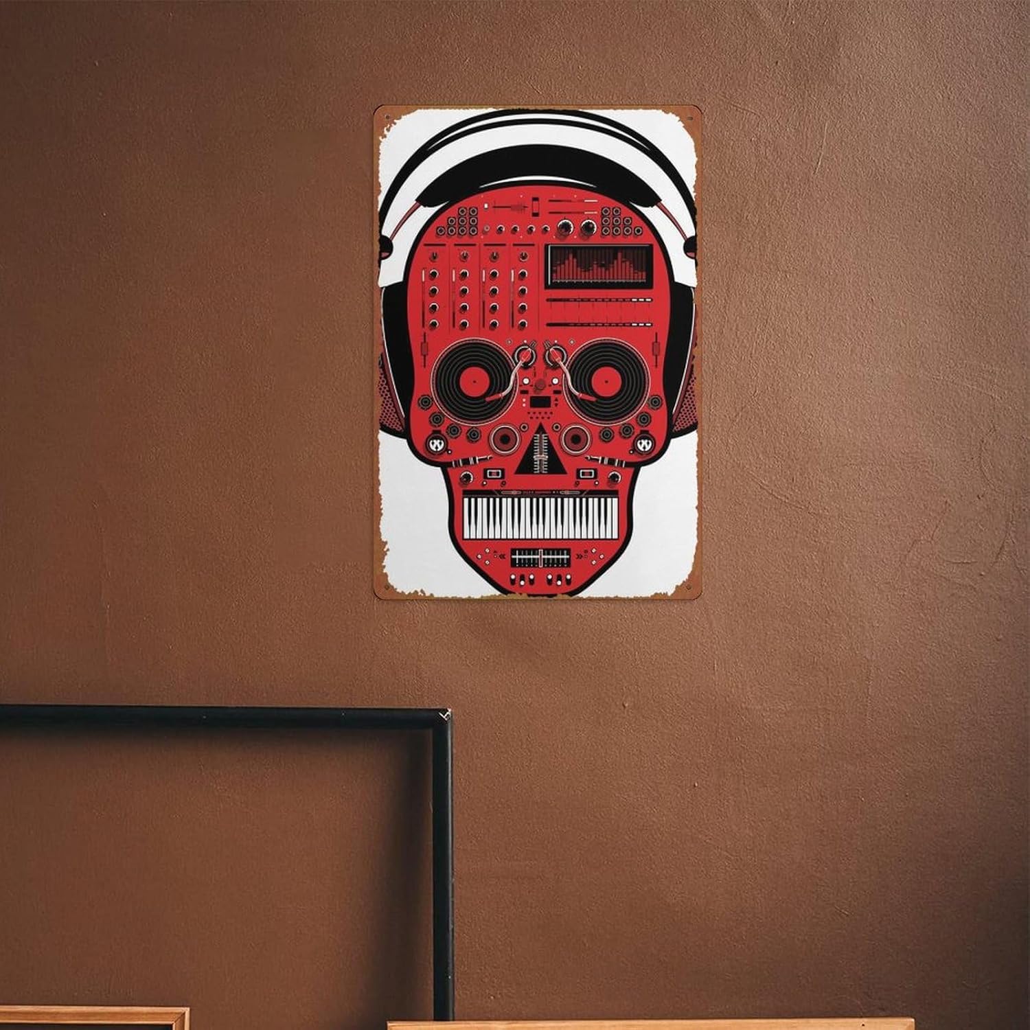 KIVYYB Helloween Poster Metal Plaque Tin Sign,Vintage Metal Pub Club Cafe bar Home Wall Art Decoration Poster Retro 8×12 inches