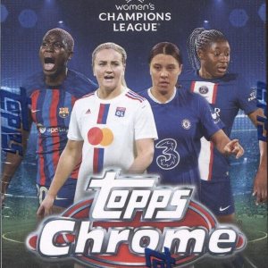 Topps Chrome 2022 2023 – Colección de fútbol de la UEFA para mujer, colección de fútbol de la UEFA con 3 paralelos exclusivos de Aqua Prism por caja Topps Chrome 2022 2023 – Colección de fútbol de la UEFA para mujer, colección de fútbol de la UEFA con 3 paralelos exclusivos de Aqua Prism por caja
