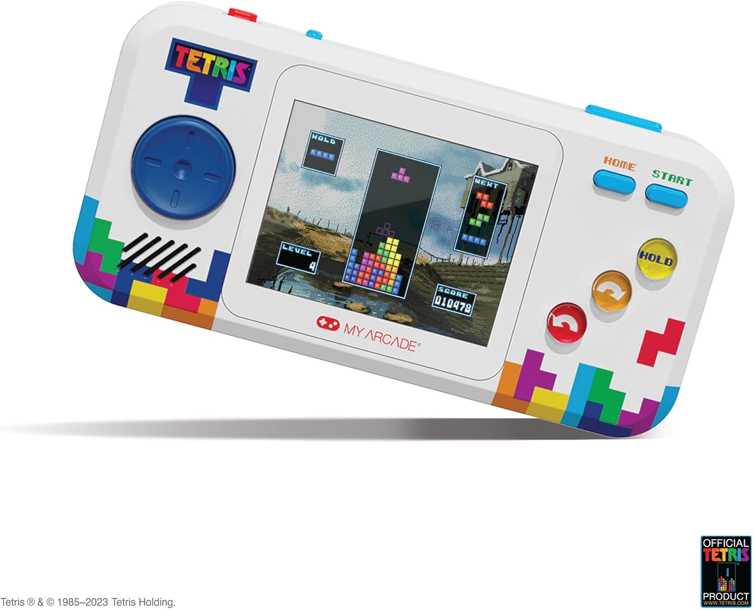 My Arcade Tetris Pocket Player Pro sistema de juego portátil, pantalla a todo color de 2.75″