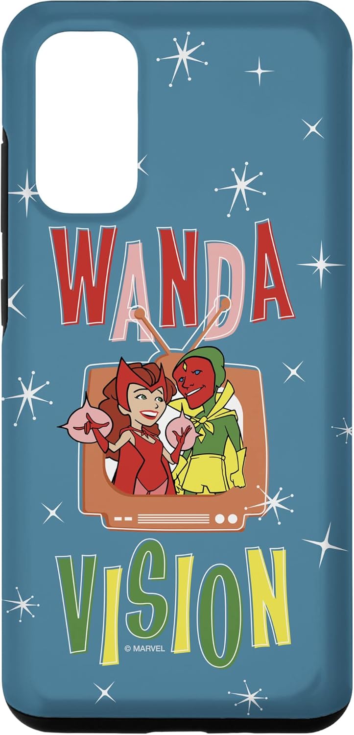 Galaxy S20 Marvel WandaVision Wanda & Vision Retro TV Case