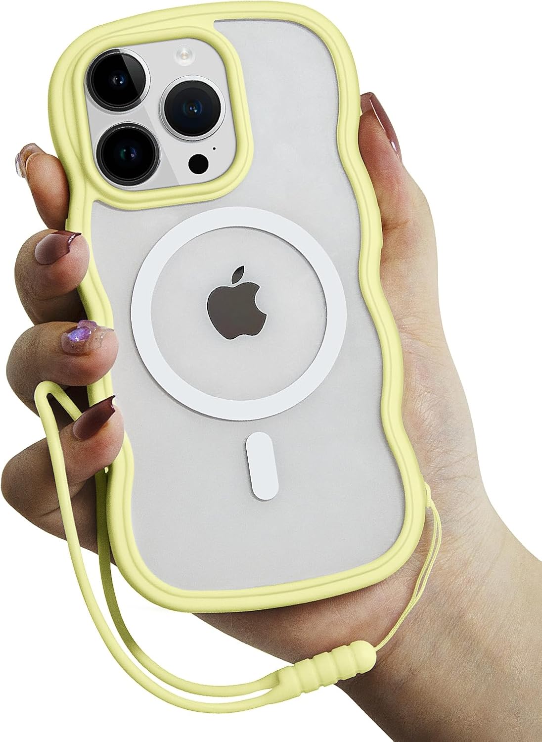SGVAHY Funda magnética para iPhone 13 Pro Max, funda transparente para iPhone 13 Pro Max, bonita funda para iPhone 13 Pro Max, funda protectora de
