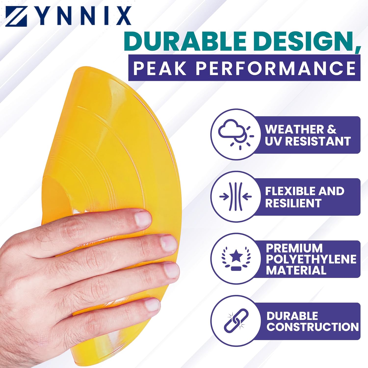 ZYNNIX Conos de fútbol (juego 40, 50) con bolsa de malla y correa, conos deportivos flexibles para fútbol, baloncesto, equipo de entrenamiento de