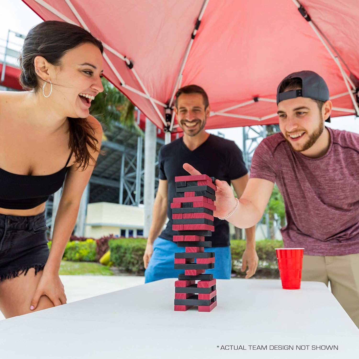Wild Sports – Juego de apiladores de mesa de fútbol profesional de la NFL, regalo perfecto para los fanáticos del fútbol americano, juego de
