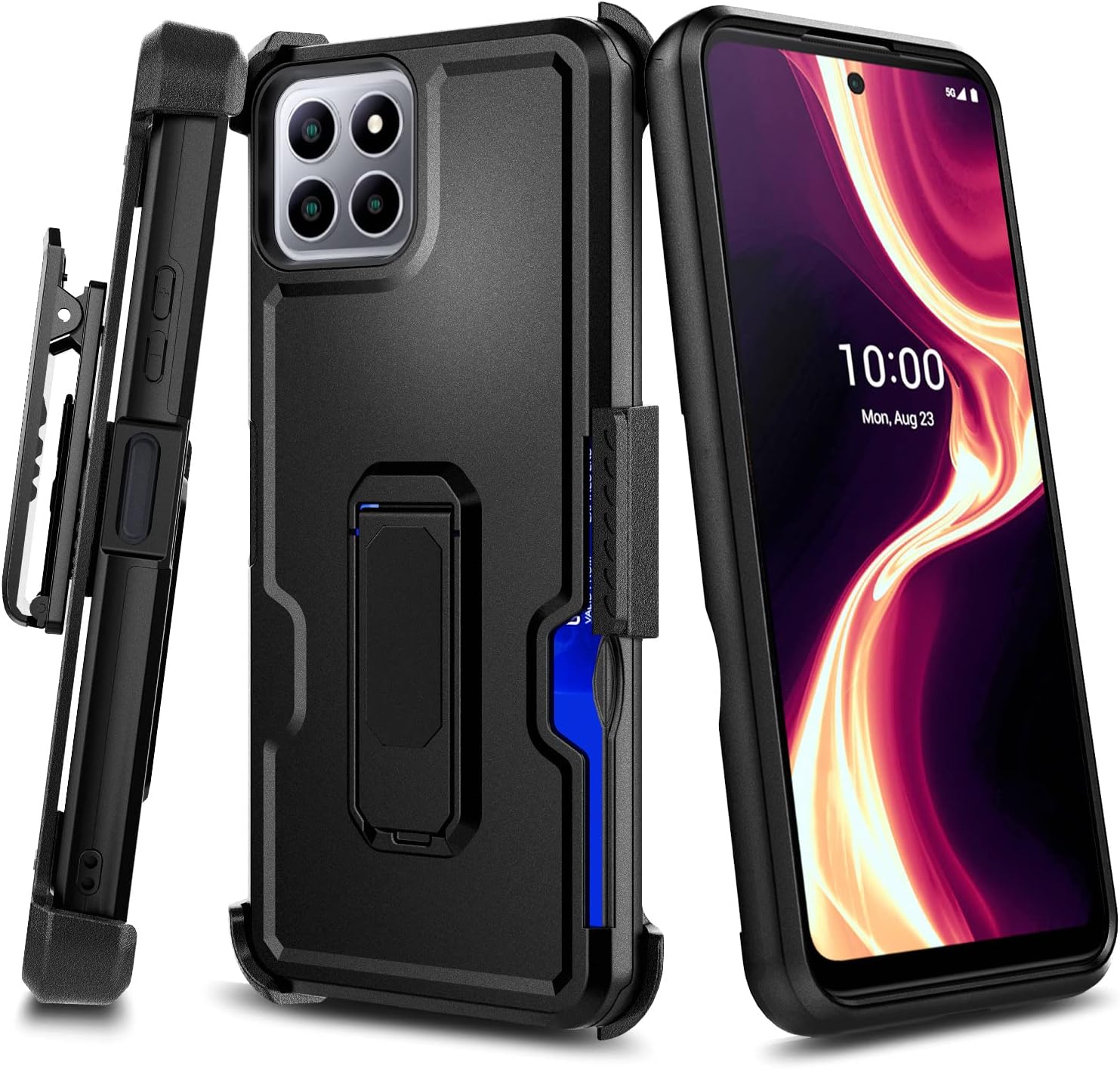 NZND Funda para Celero 5G Plus 2023 de 7.0 pulgadas (solo versión grande) con protector de pantalla de vidrio templado, funda de clip para cinturón,
