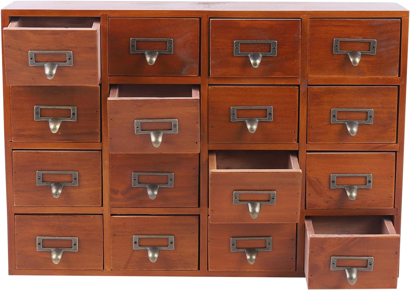 Organizador de cajones de escritorio de madera, caja de almacenamiento de hierbas, organización y almacenamiento de escritorio de oficina en casa,