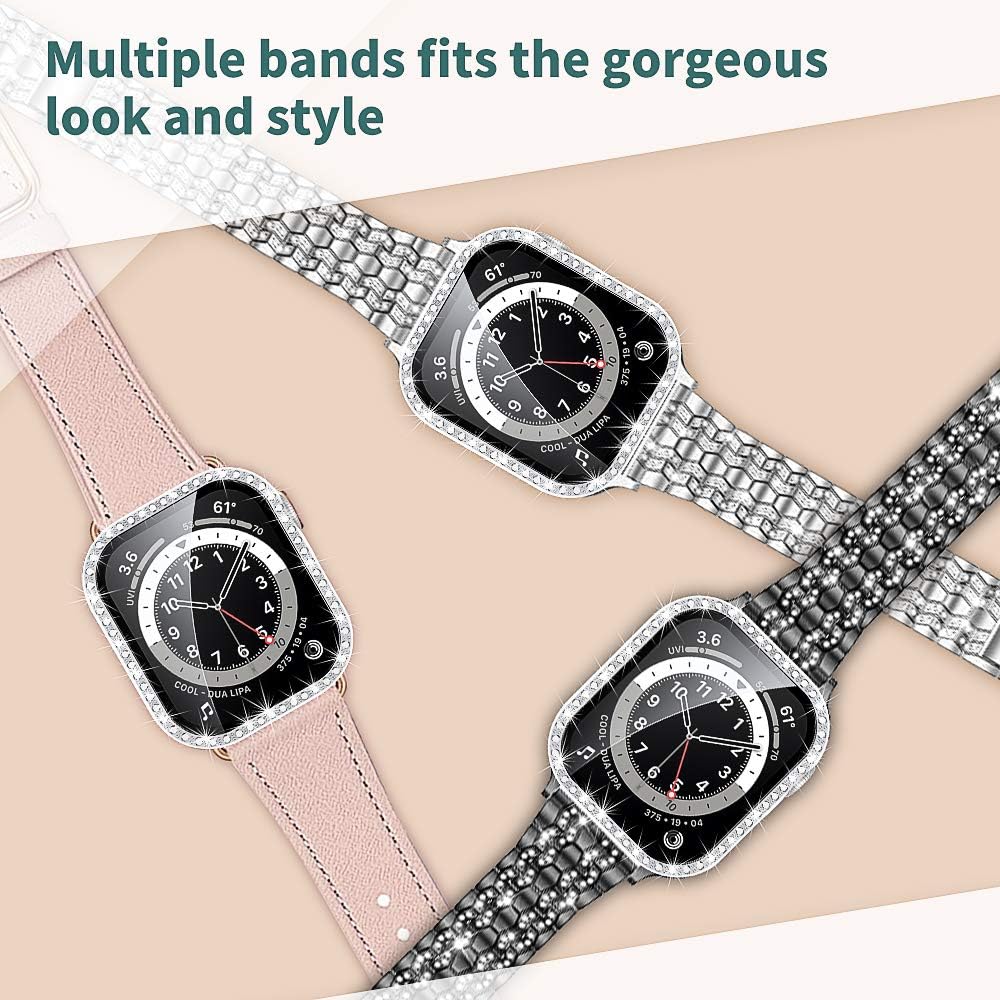TOCOL – Juego de 2 fundas para Apple Watch Series 654321 y Apple Watch SE.