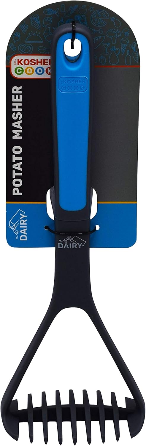Dairy Blue – Triturador de patatas  Silicona antiadherente, largo y cómodo  Triturar fácilmente, suavizar y triturar alimentos calientes y fríos