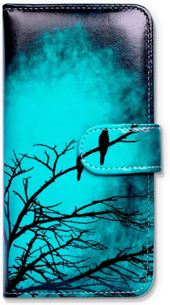 Funda de piel con tapa para T-Mobile REVVL 6X 5G y Revvl 6, incluye ranura para tarjetas y soporte, acabado mate, accesorio para mujer