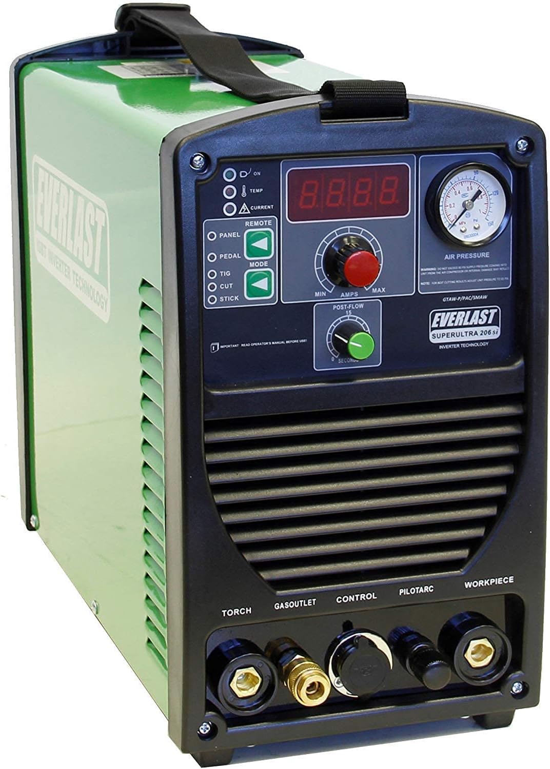 SuperUltra 206Si 200 Amp TIGStick 50 Amp Cortador de plasma Multi Proceso Combo Soldador Doble Voltaje 110V220V