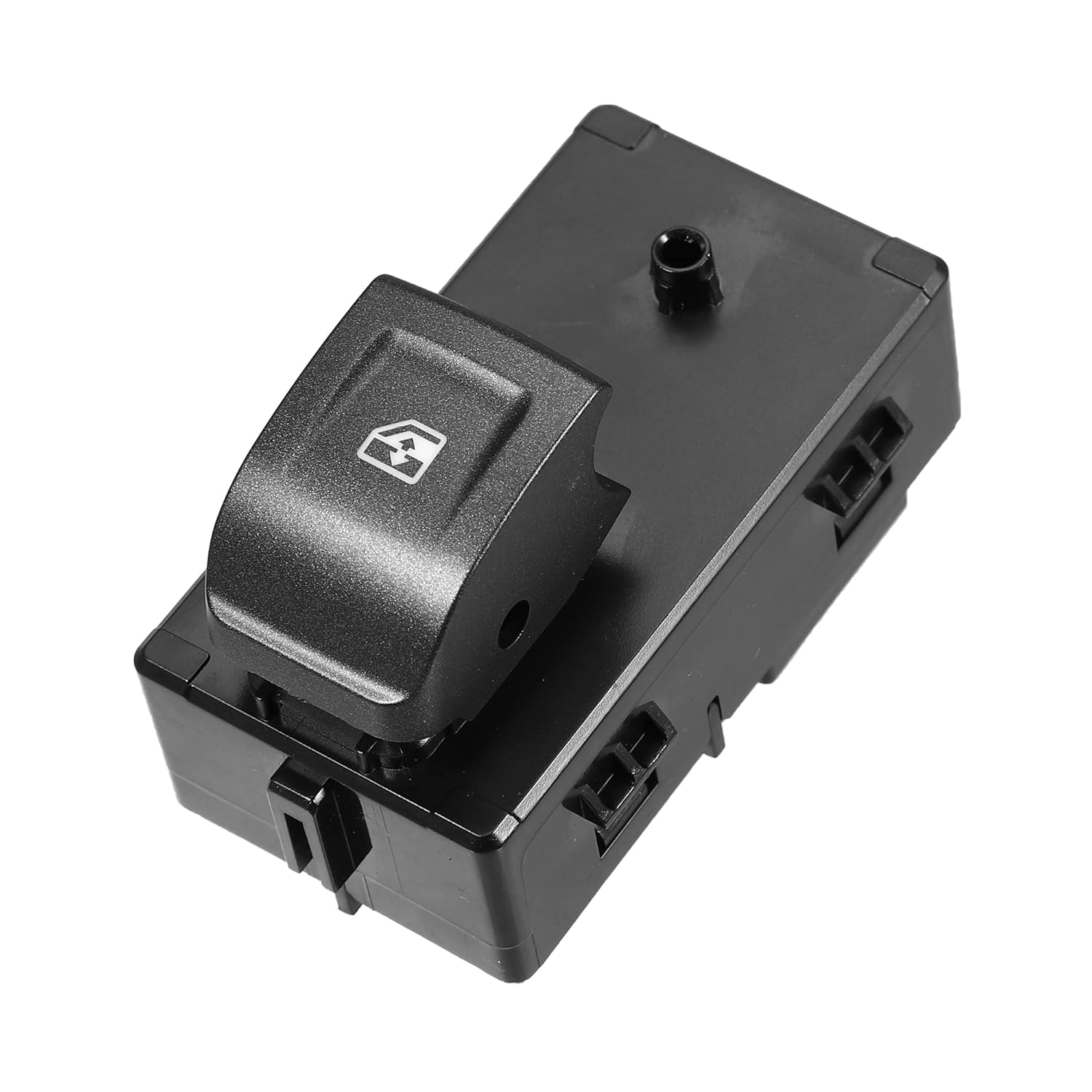 X AUTOHAUX Interruptor de ventana de puerta lateral trasera izquierda derecha para Chevrolet Colorado 2015-2022 23436335 plástico metal negro 1 unids