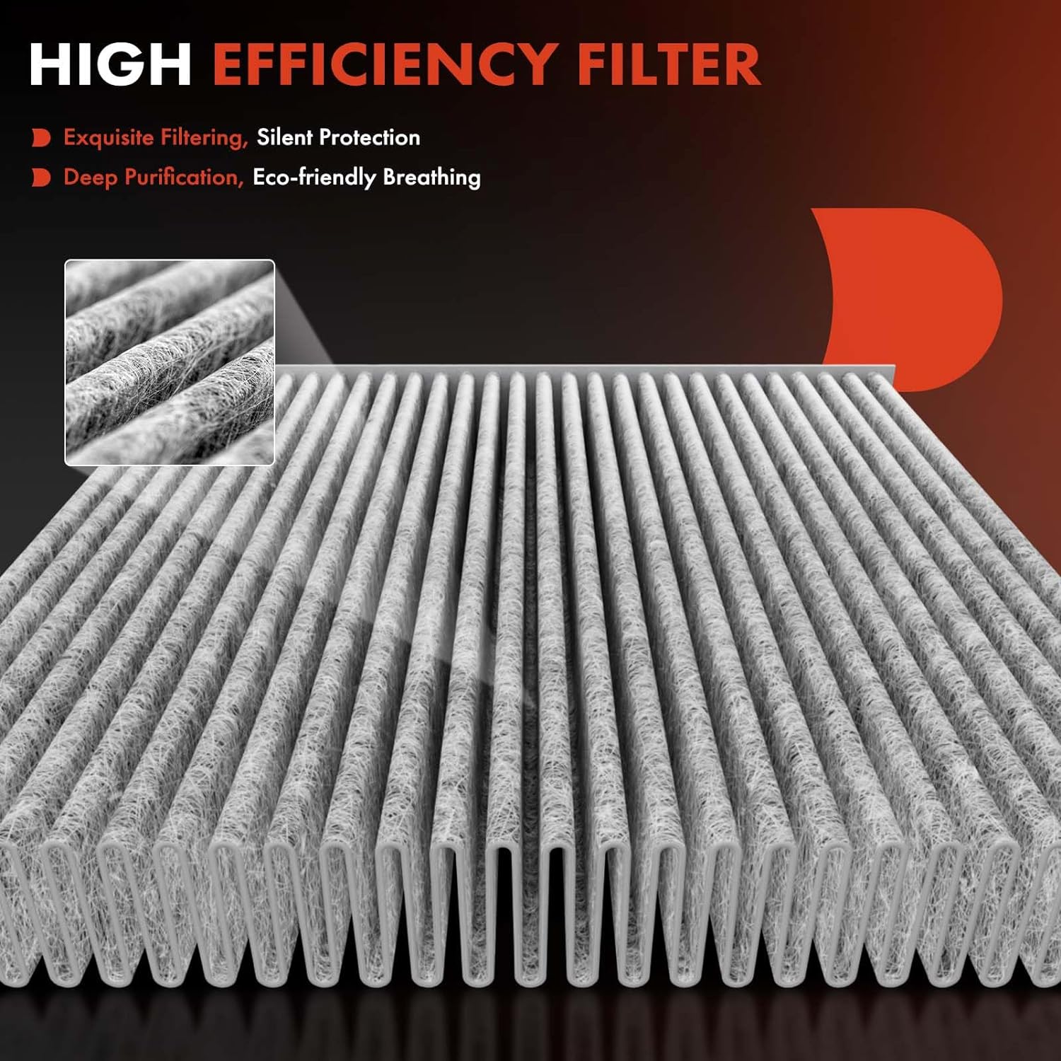 A-Premium Filtro de aire de cabina de 2 piezas con carbón activado compatible con los modelos Toyota, Dodge y Pontiac – Tacoma 2005-2023, Dart
