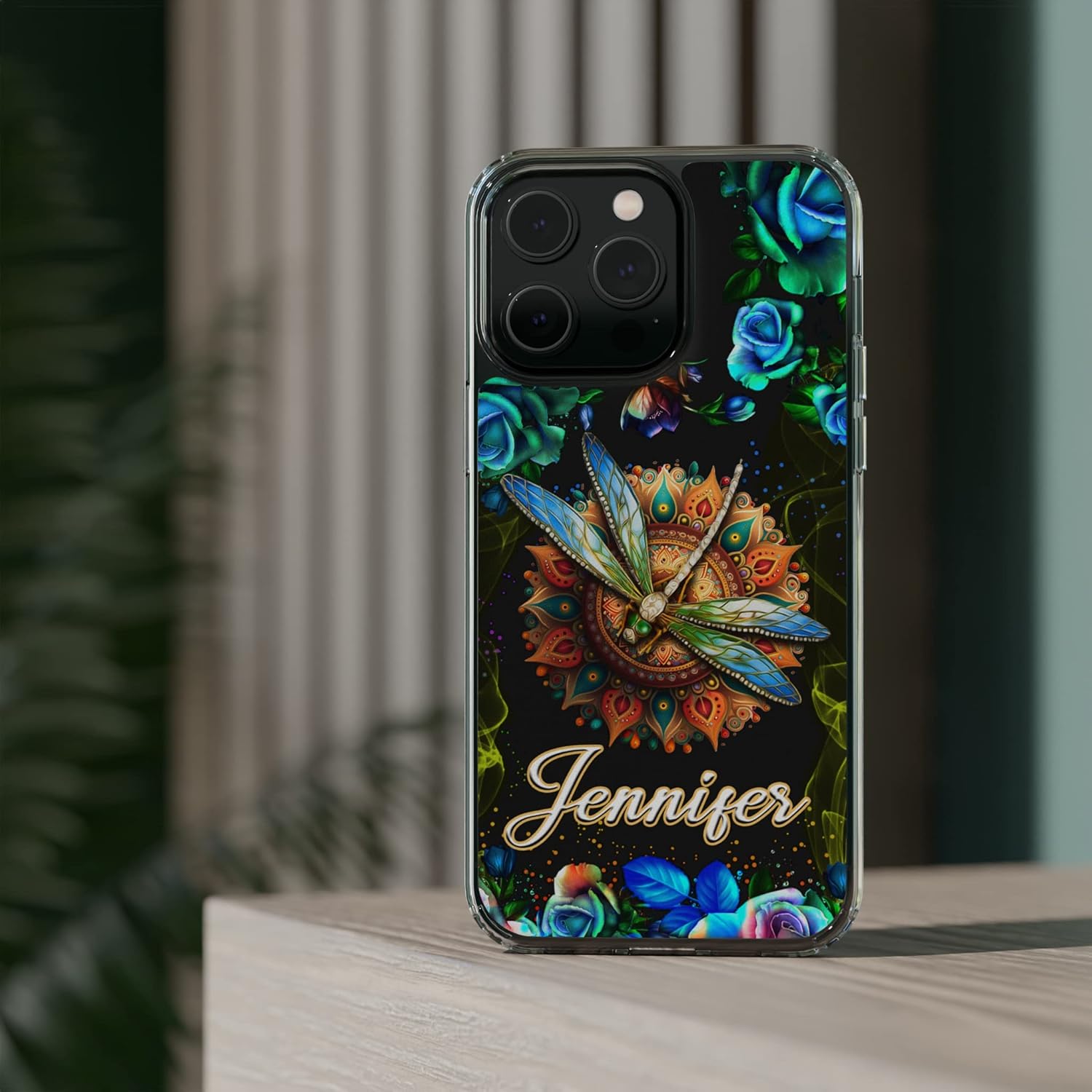 Funda de teléfono personalizada con libélula, diseño de libélulas, compatible con iPhone 14, 13, 12, 11 Plus, Mini Pro Max, cumpleaños, Navidad, Día