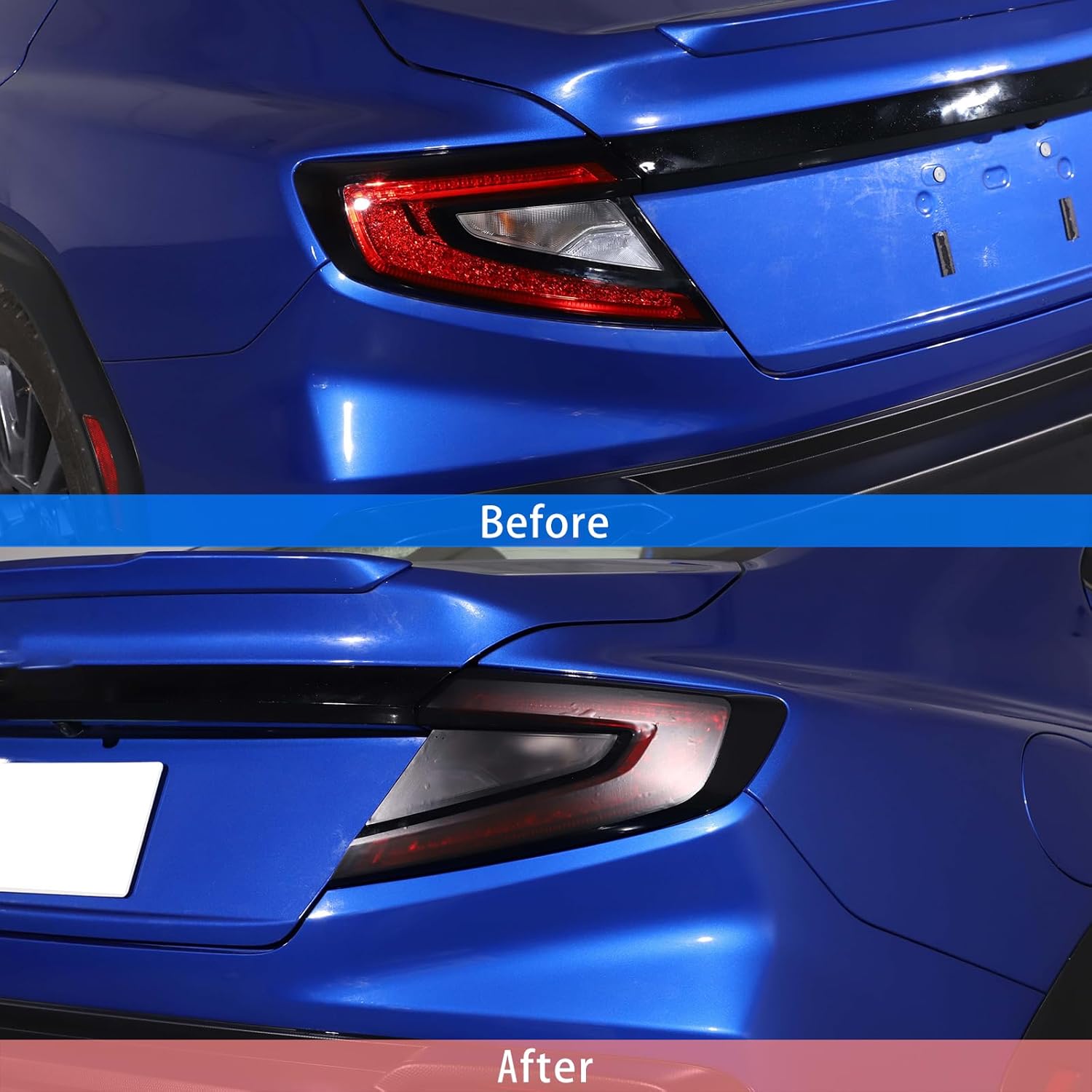 CHEAYAR Película de luz trasera precortada de tinte de humo compatible con Subaru WRX 2022 2023, calcomanía de película de tinte de luces traseras,