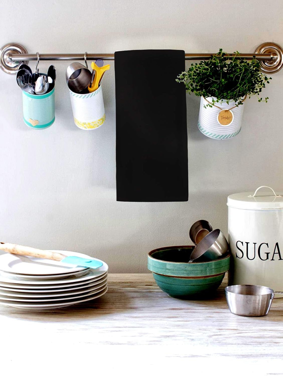Toallas de cocina, Negro