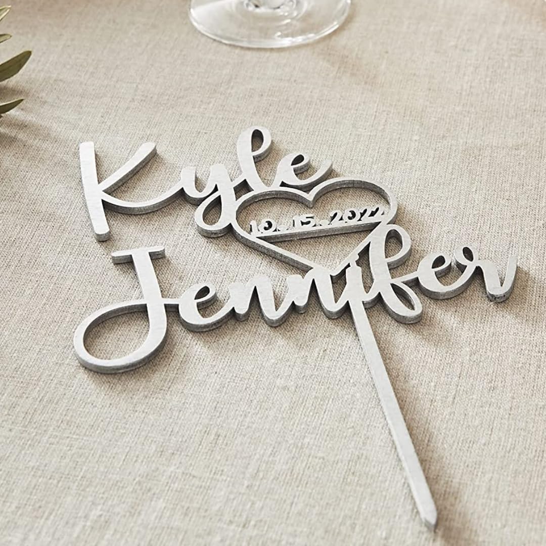 Decoración para tartas de boda, decoración para tartas de boda, decoración de pastel de boda, novia y novio, personaliza tu propio aniversario Mr
