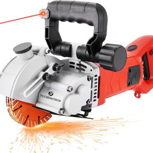 YUCHENGTECH Máquina de corte de ranura de pared de 4800 W, perseguidor de pared de 110 V, máquina de corte eléctrica de pared con línea de visión YUCHENGTECH Máquina de corte de ranura de pared de 4800 W, perseguidor de pared de 110 V, máquina de corte eléctrica de pared con línea de visión