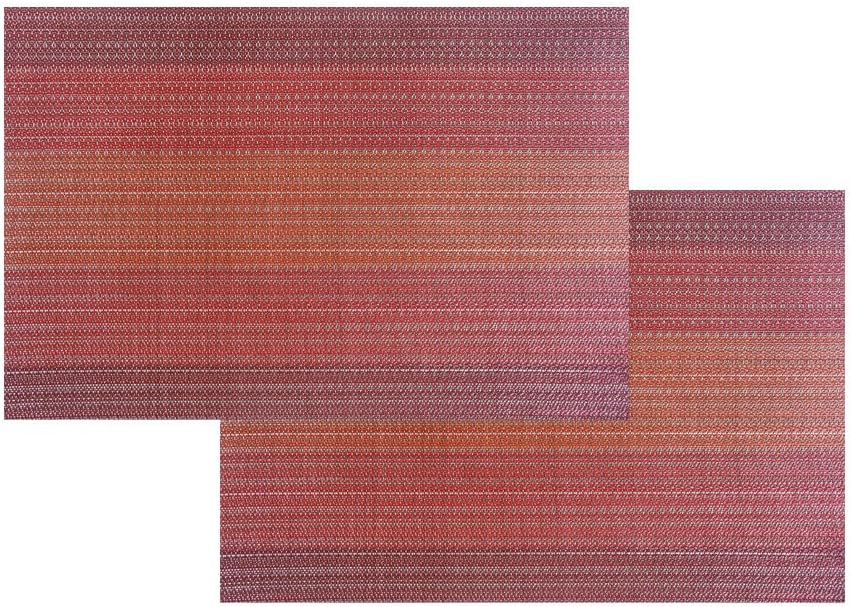Bright Dream – Manteles individuales en PVC lavables y fáciles de limpiar para mesa de cocina, resistentes al calor y manteles de vinilo tejido.