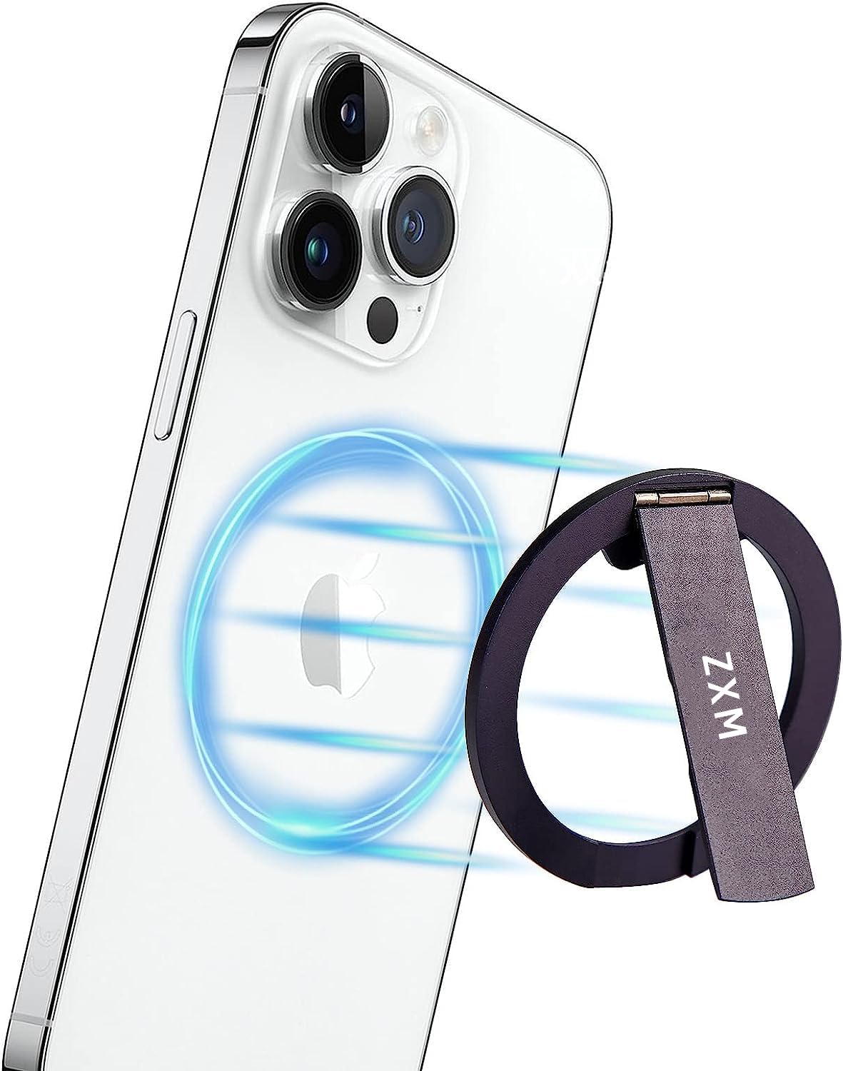 Soporte de teléfono para Magsafe, soporte magnético para teléfono, extraíble, ángulo ajustable, compatible con iPhone 15, 14, 13, 12, 11 y todos los