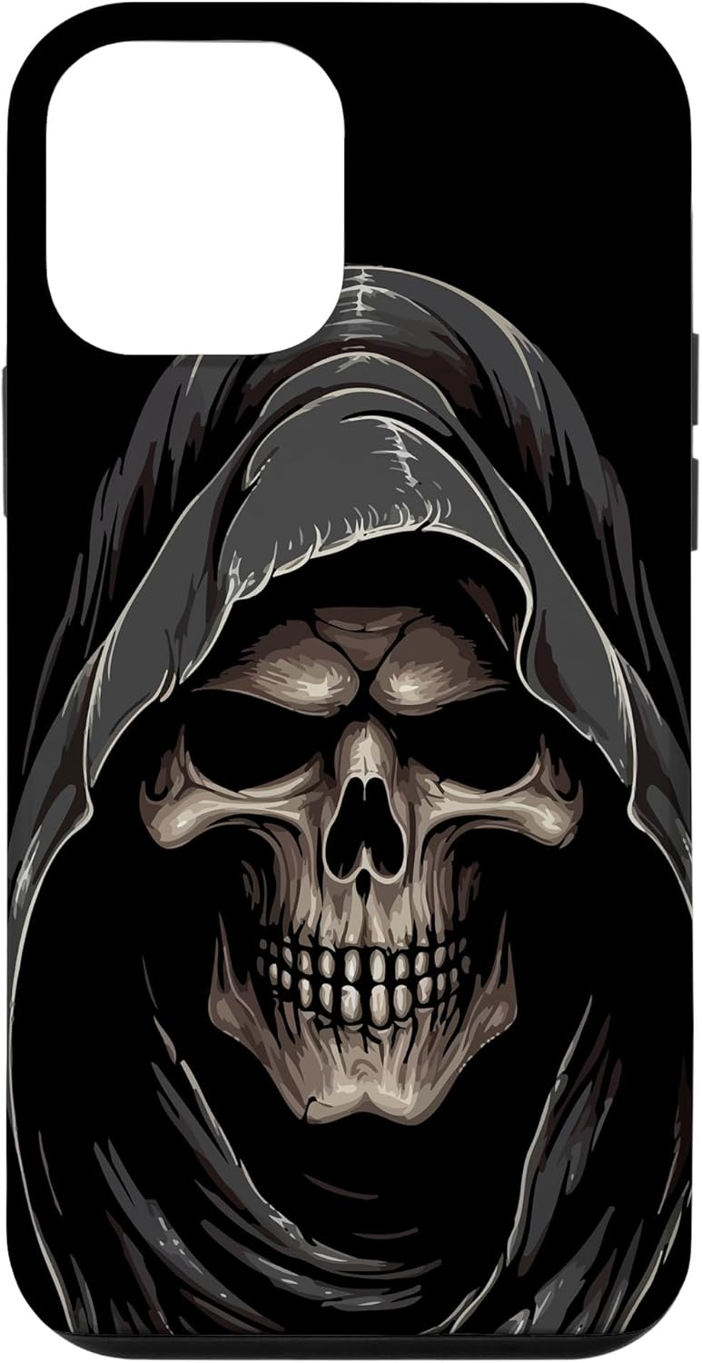 Carcasa para iPhone 12 mini Skull Ghost Hood Grim Reaper