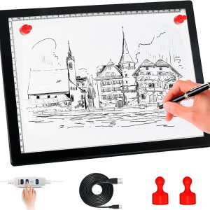 Woeunse Caja de luz LED, almohadilla de luz de trazado de gran tamaño, tablero de luz LED ultrafino, brillo continuo y diseño sin parpadeos, Woeunse Caja de luz LED, almohadilla de luz de trazado de gran tamaño, tablero de luz LED ultrafino, brillo continuo y diseño sin parpadeos,