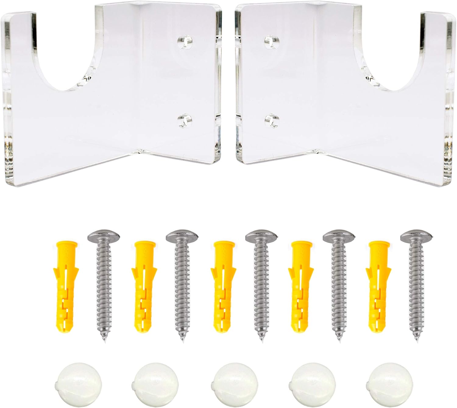 YYST Soporte de pared para espada de acrílico transparente para Samurai Katana Wakizashi Tanto Genji Sword Rack