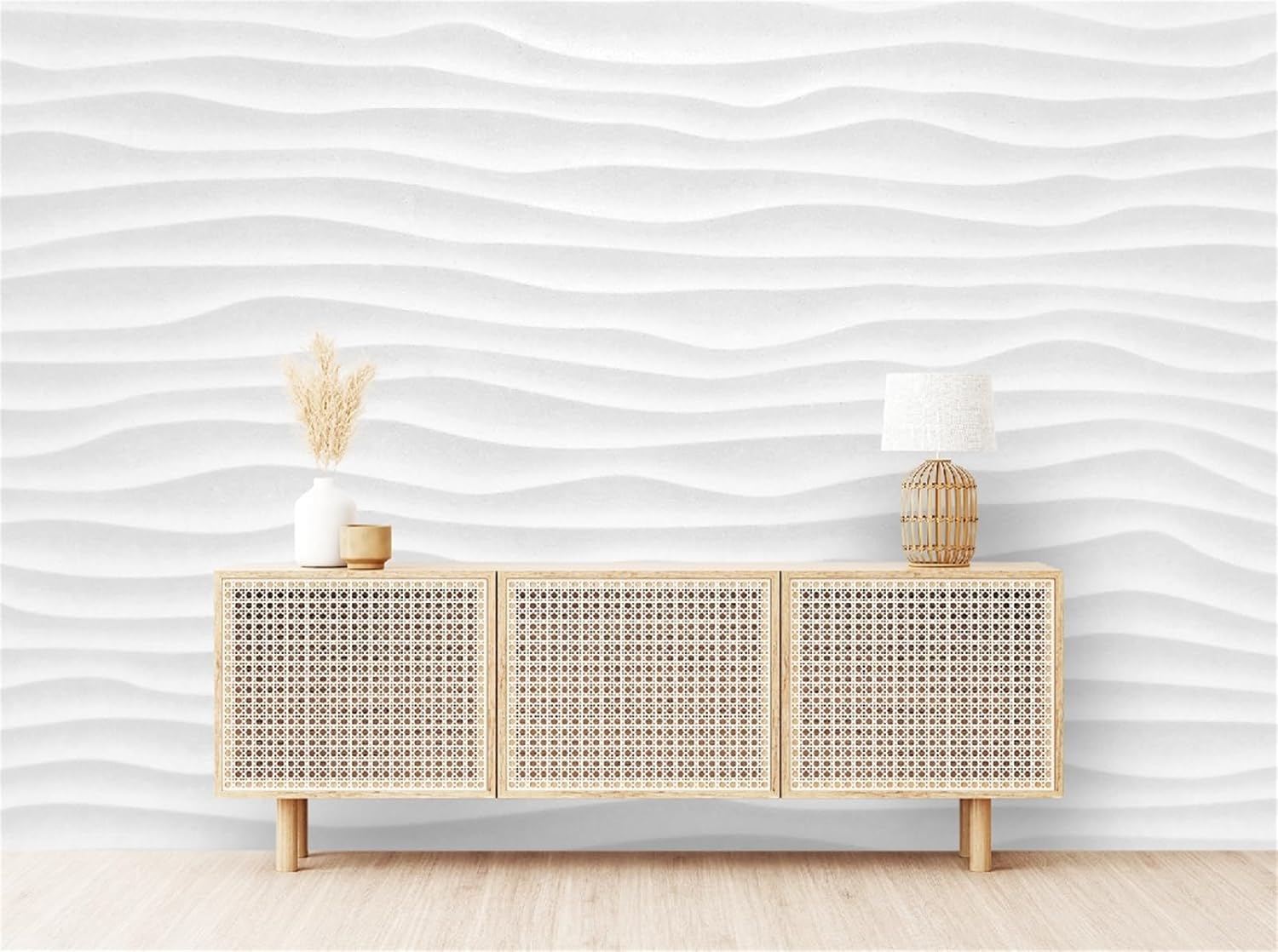 FLFK Papel tapiz autoadhesivo con patrón abstracto de ondas grises 3D, para despegar y pegar, para sala de estar, dormitorio, oficina, decoración de