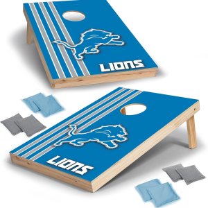 Wild Sports NFL Juego de cornhole de madera maciza de 2 x 3 pies con impresión directa HD del equipo, gran regalo para cualquier fanático del Wild Sports NFL Juego de cornhole de madera maciza de 2 x 3 pies con impresión directa HD del equipo, gran regalo para cualquier fanático del