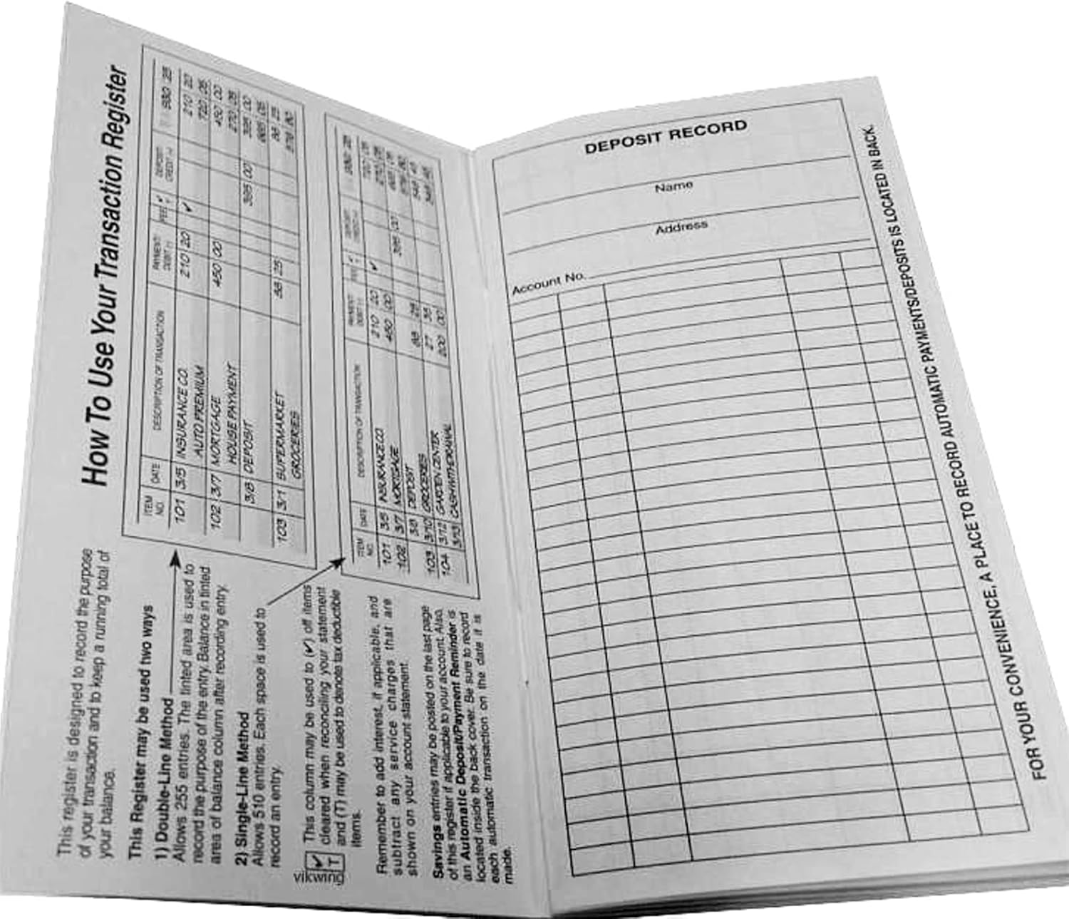 Funda para chequera con registro de transacciones bancarias de 50 páginas y soporte para tarjeta de crédito con foto, Azul, Cruz religiosa