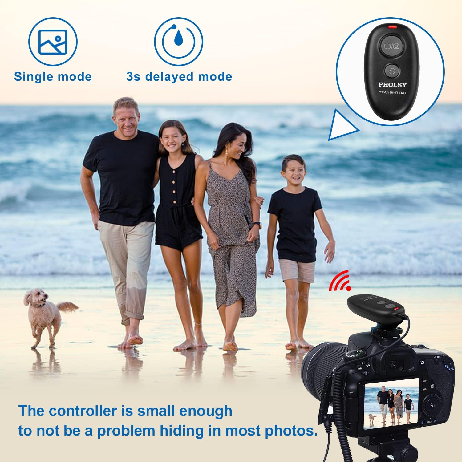 Para Nikon Remote Shutter Release N8 Cámara Control remoto para Nikon Z9 D3 D4 D5 D6 D800 D850 D810 D700 D500 D300 D200 F6 F100 F5 F90 N90s D1X D2H