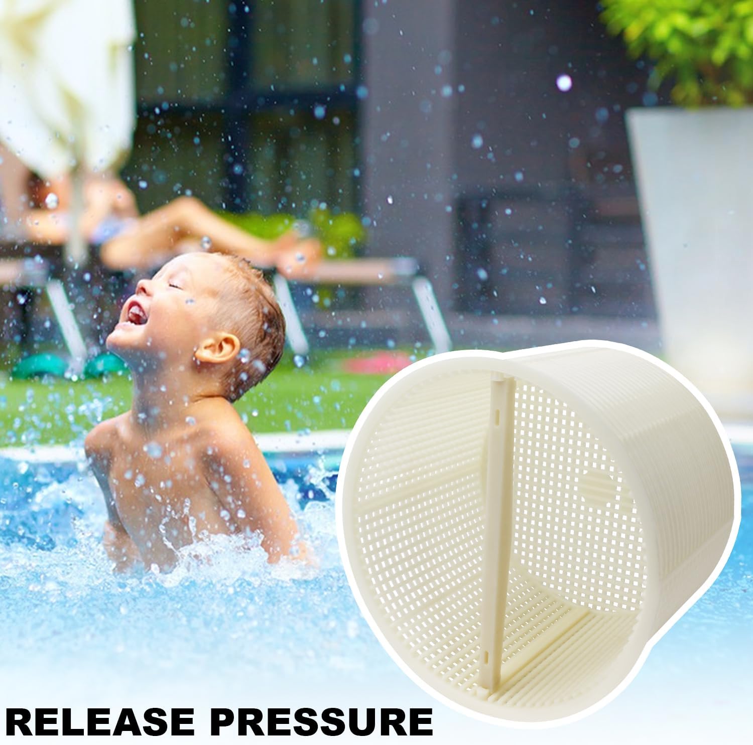 Cesta de skimmer de piscina spx1082ca apta para cestas Hayward Skimmer para piscinas enterradas, repuesto B-152 Aladdin