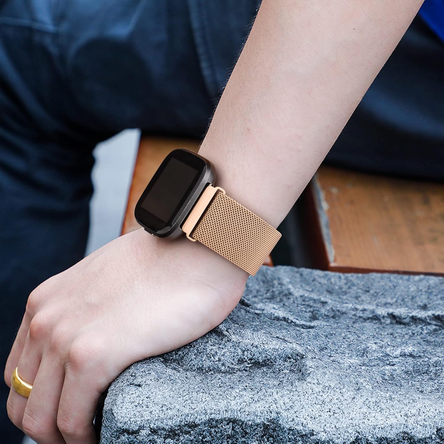 Correa de repuesto para Fitbit Versa 2 correas para mujeres y hombres, correa de repuesto magnética ajustable para Fitbit Versa 2  Fitbit VersaVersa