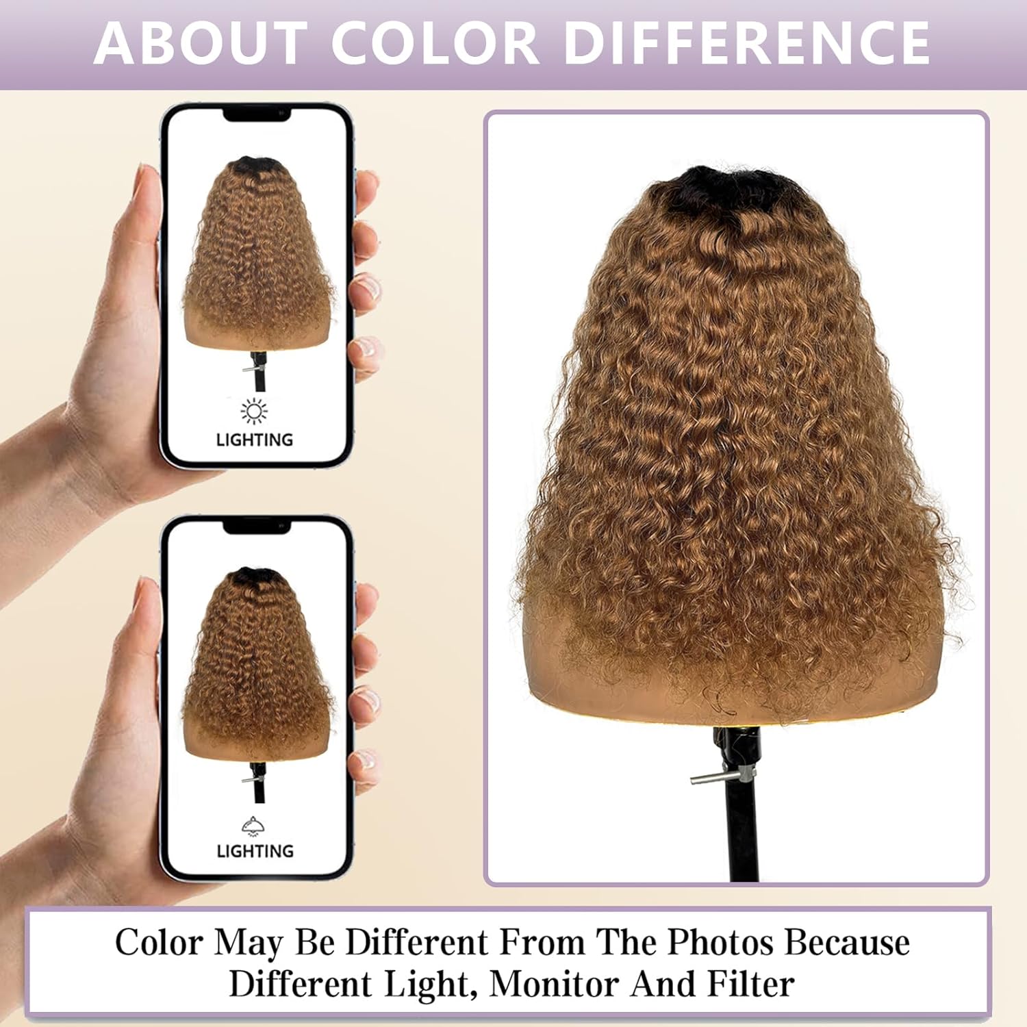 Peluca de cabello humano con encaje frontal degradado de 13 x 4, ondulado profundo, pelucas de encaje frontal para mujeres negras, sin pegamento,