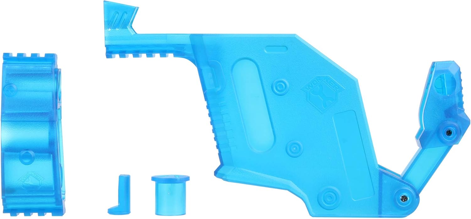 WORKER Modblasters – Kits de pez espada para Nerf Stryfe Modificar Toy Color Azul Transparente