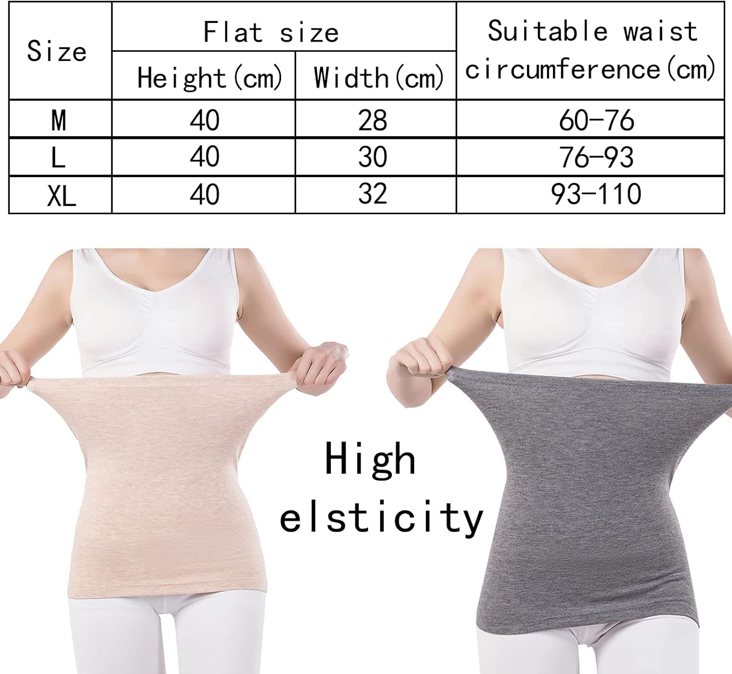 Unisex caliente cintura riñón calentador de cadera, invierno más largo cintura soporte cinturón protector