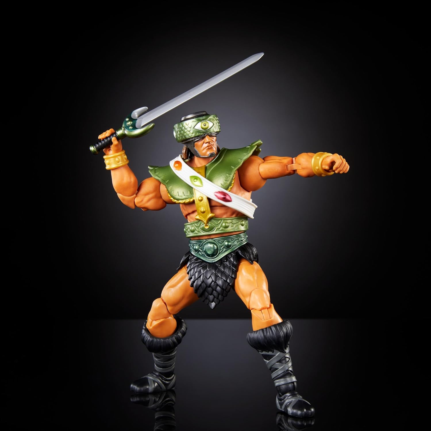 Masters of the Universe Masterverse New Eternia Tri-Klops figura de acción, coleccionable de lujo con 30 articulaciones y accesorios, juguete MOTU