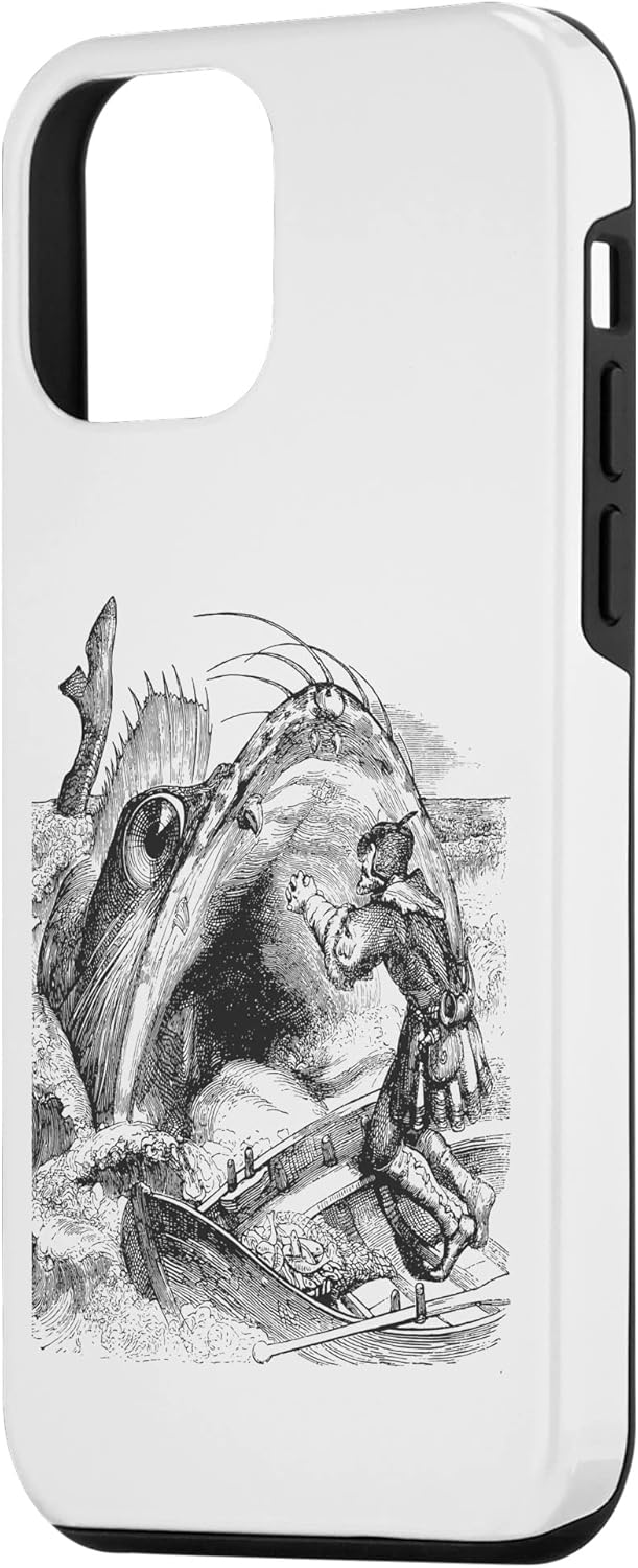 iPhone 12 mini Baleine A Large Sea Creature Dictionnaire Infernal Cut Out Case