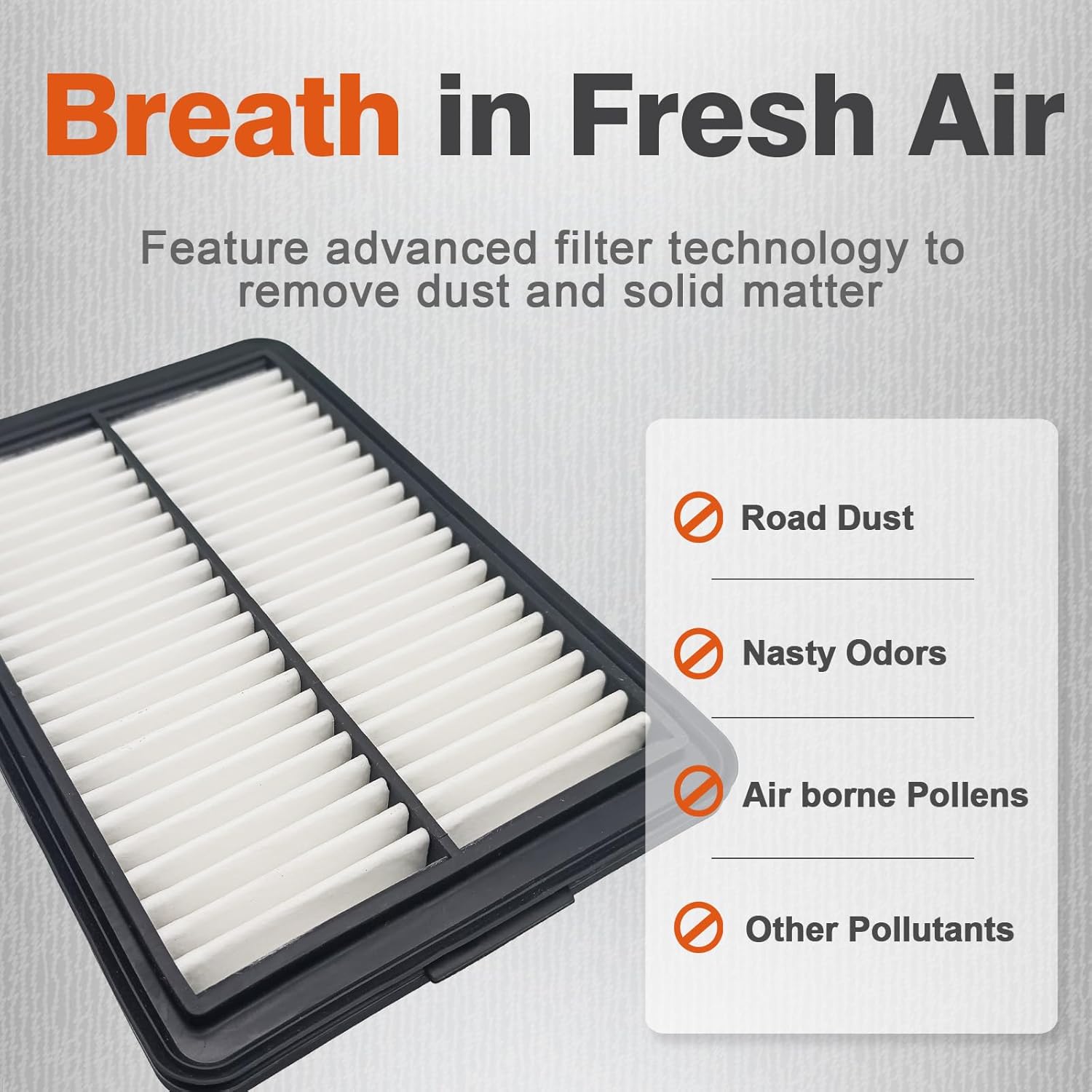 Filtro de aire del motor RT12263, se adapta a Seltos 2020-2023, repuesto para OEM 28113-Q5000