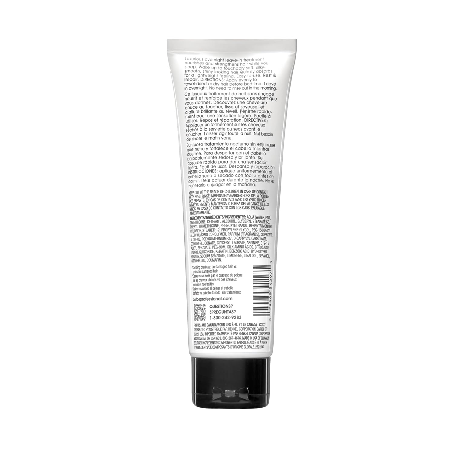 ULTRA BOND Overnight R&R Strengthen – Tratamiento capilar sin enjuague con unión integrada, diseñado para proteger el cabello rubio tratado con