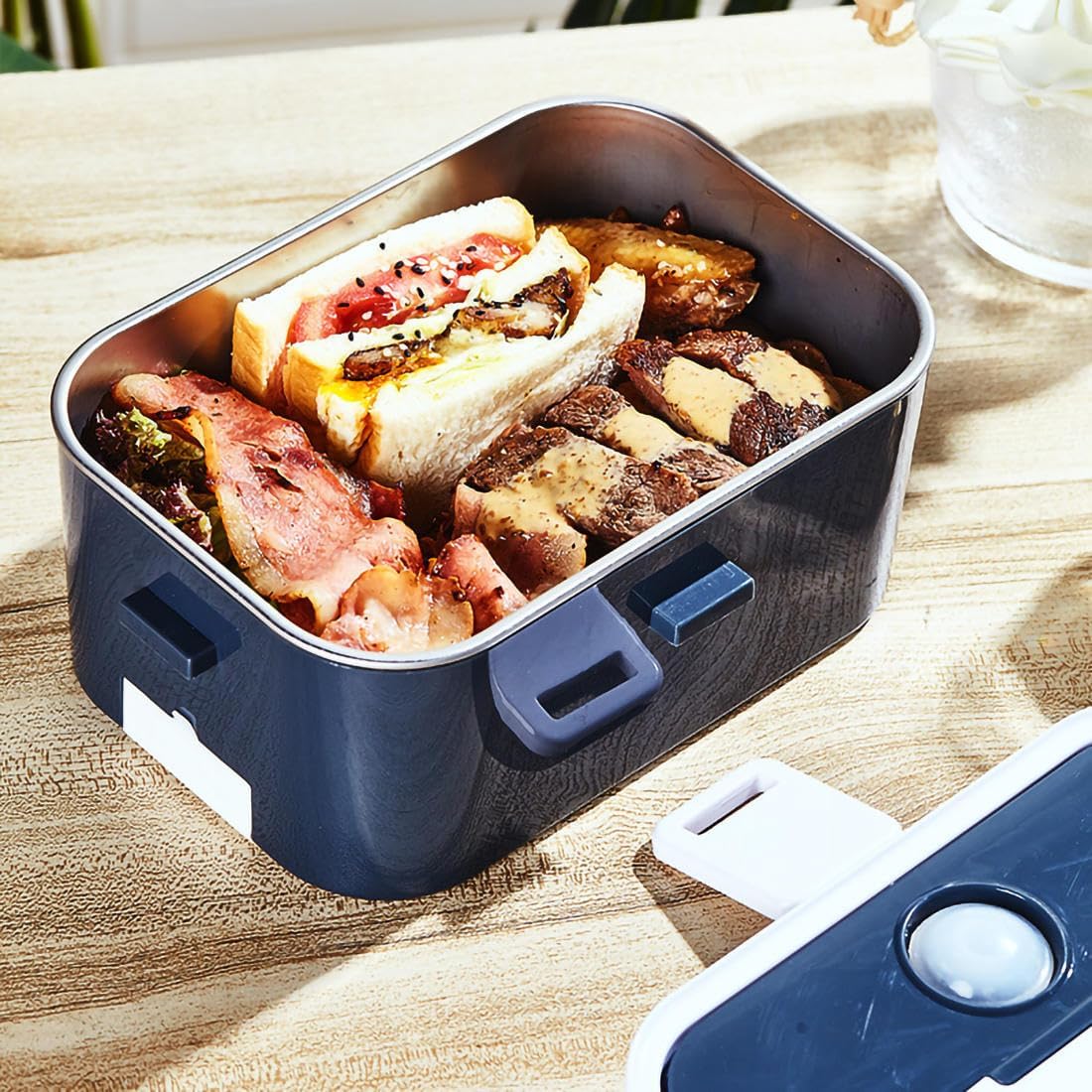 Loncheras Electricas Para Calentar Almuerzo,Fiambrera de calefacción para el trabajo, Fiambrera eléctrica para el hogar, Fiambrera eléctrica para el