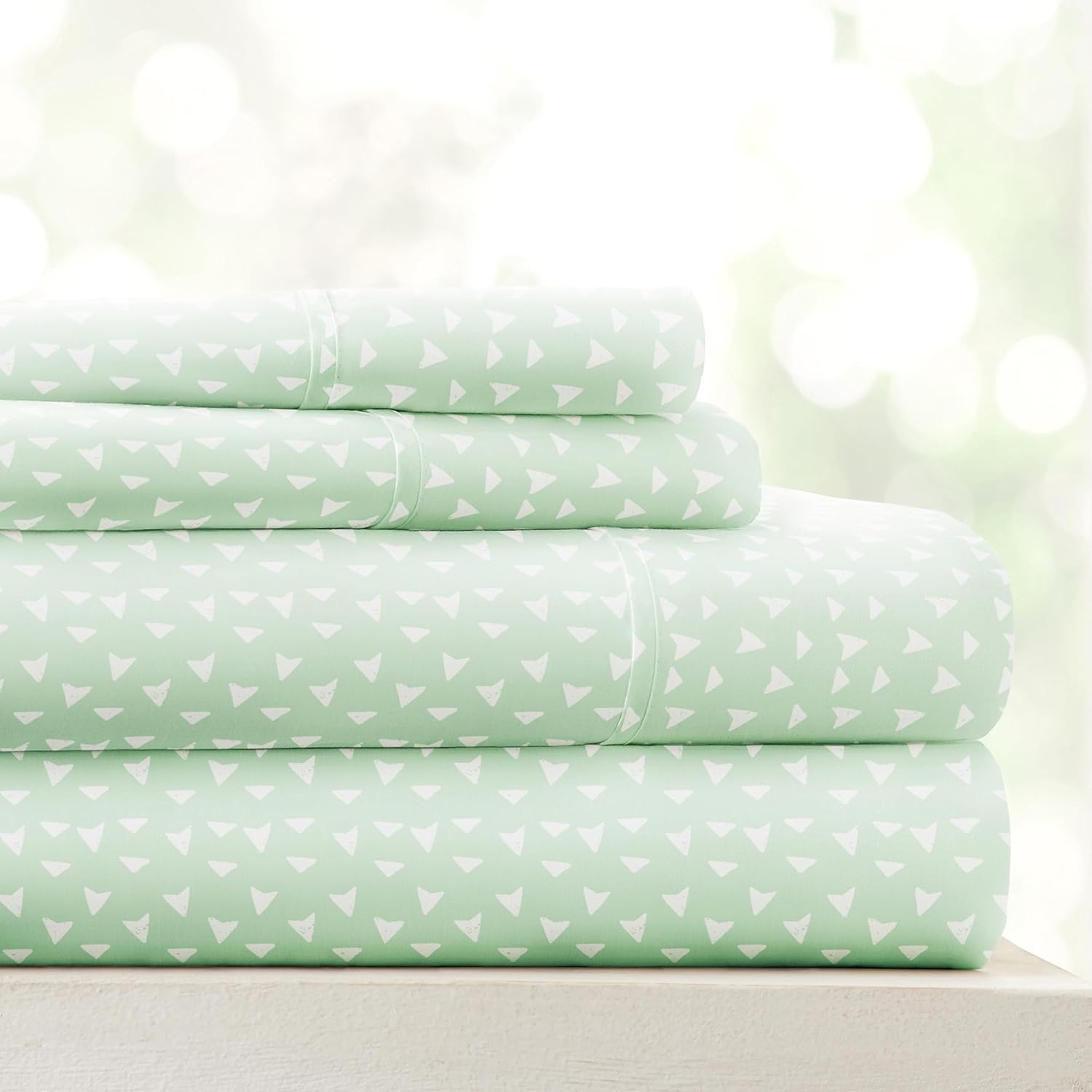Linen Market Juego de sábanas de 4 piezas California King (Jade)  Duerme mejor que nunca con estas sábanas refrescantes ultrasuaves para tu cama de