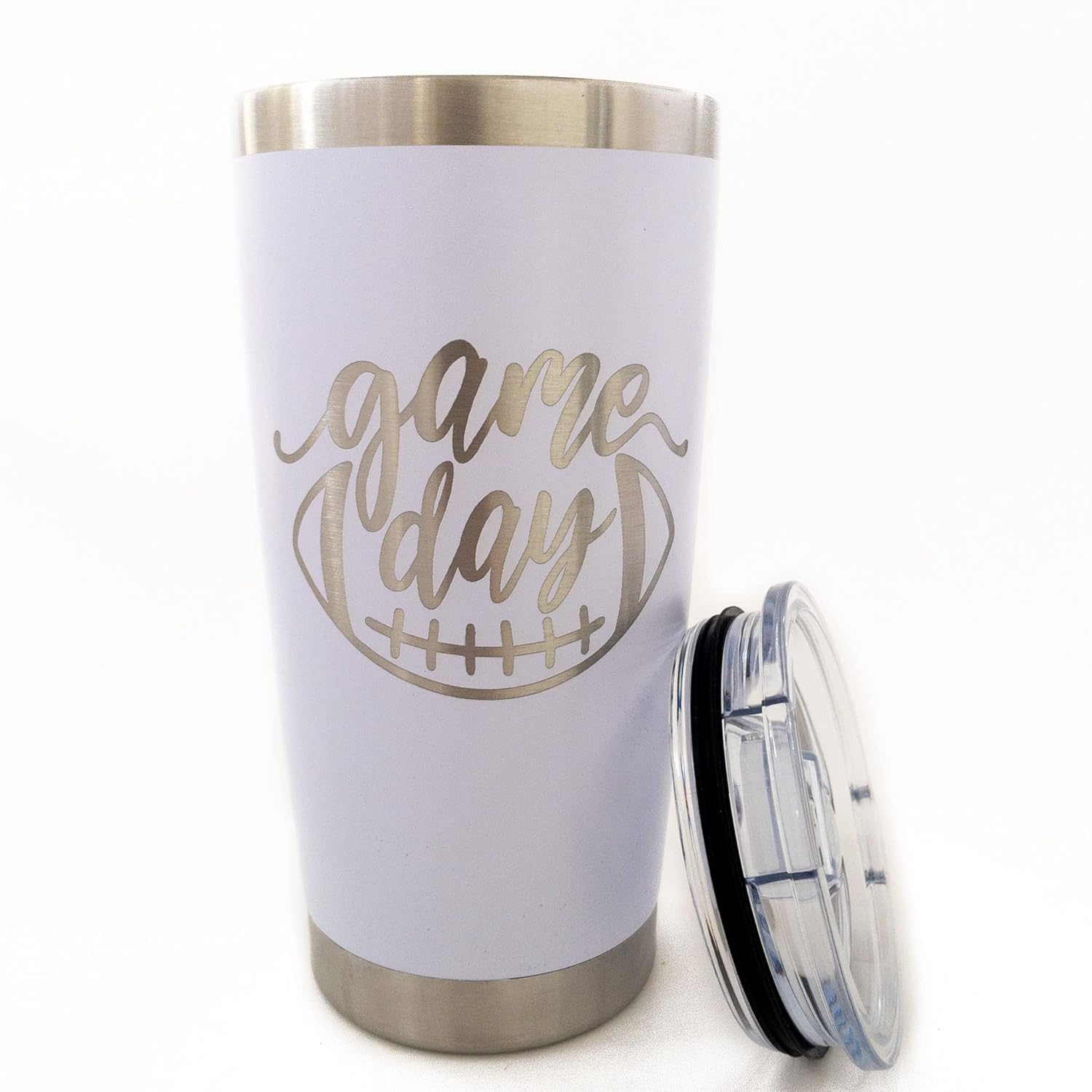 Football Tumbler for Women, 20oz Football Season Coffee Mug, Game Day Gifts, Travel Coffee Tumbler