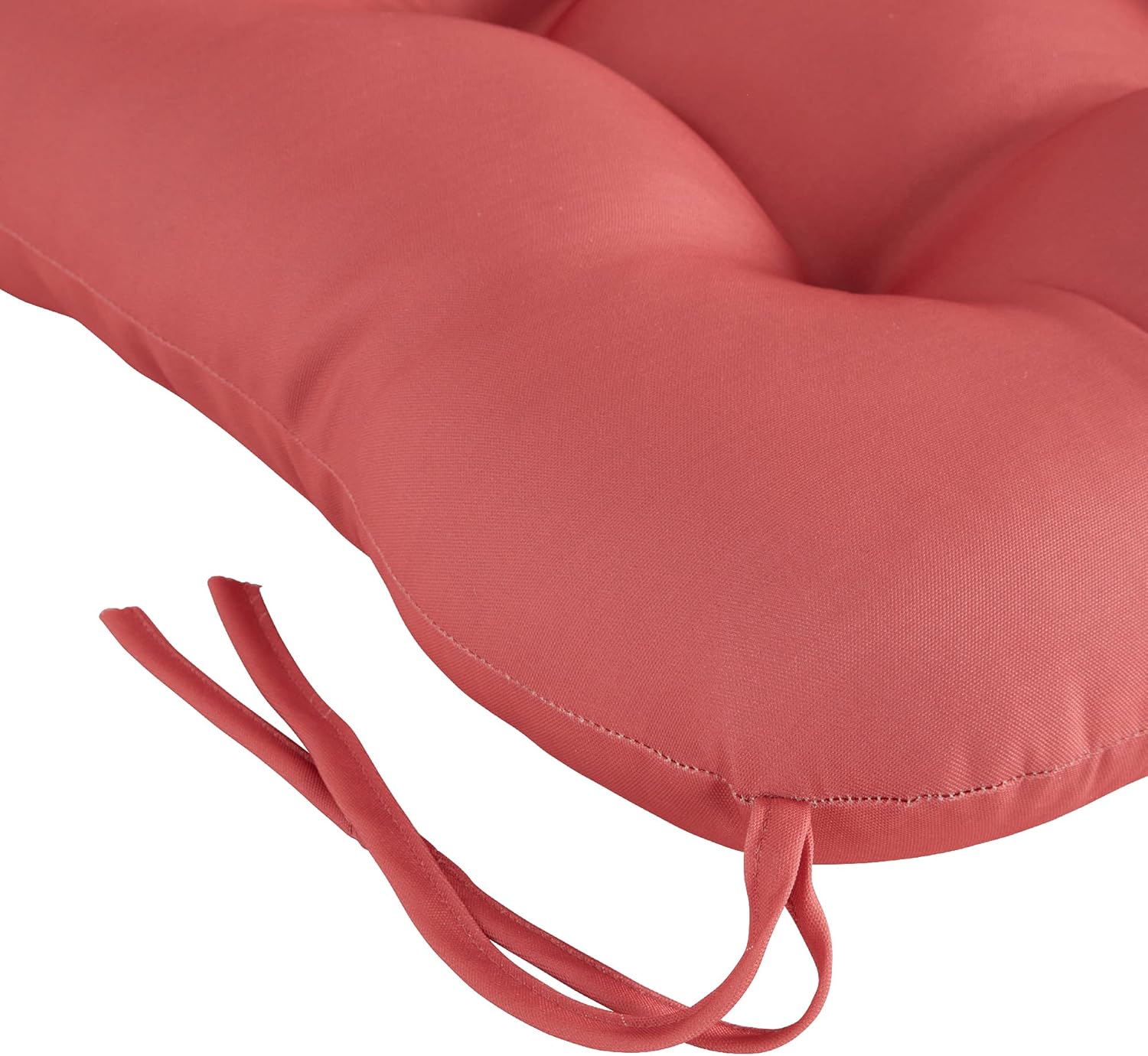 Greendale Home Fashions Juego de cojín para asiento y respaldo, 2 unidades (paquete de 1), color coral