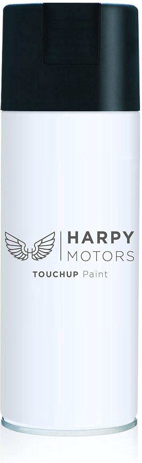 Harpy Motors Pintura en aerosol en aerosol de 12 onzas para automóviles compatible con BMW Cooper S 850 2002-2002 color blanco pimienta. Combinación