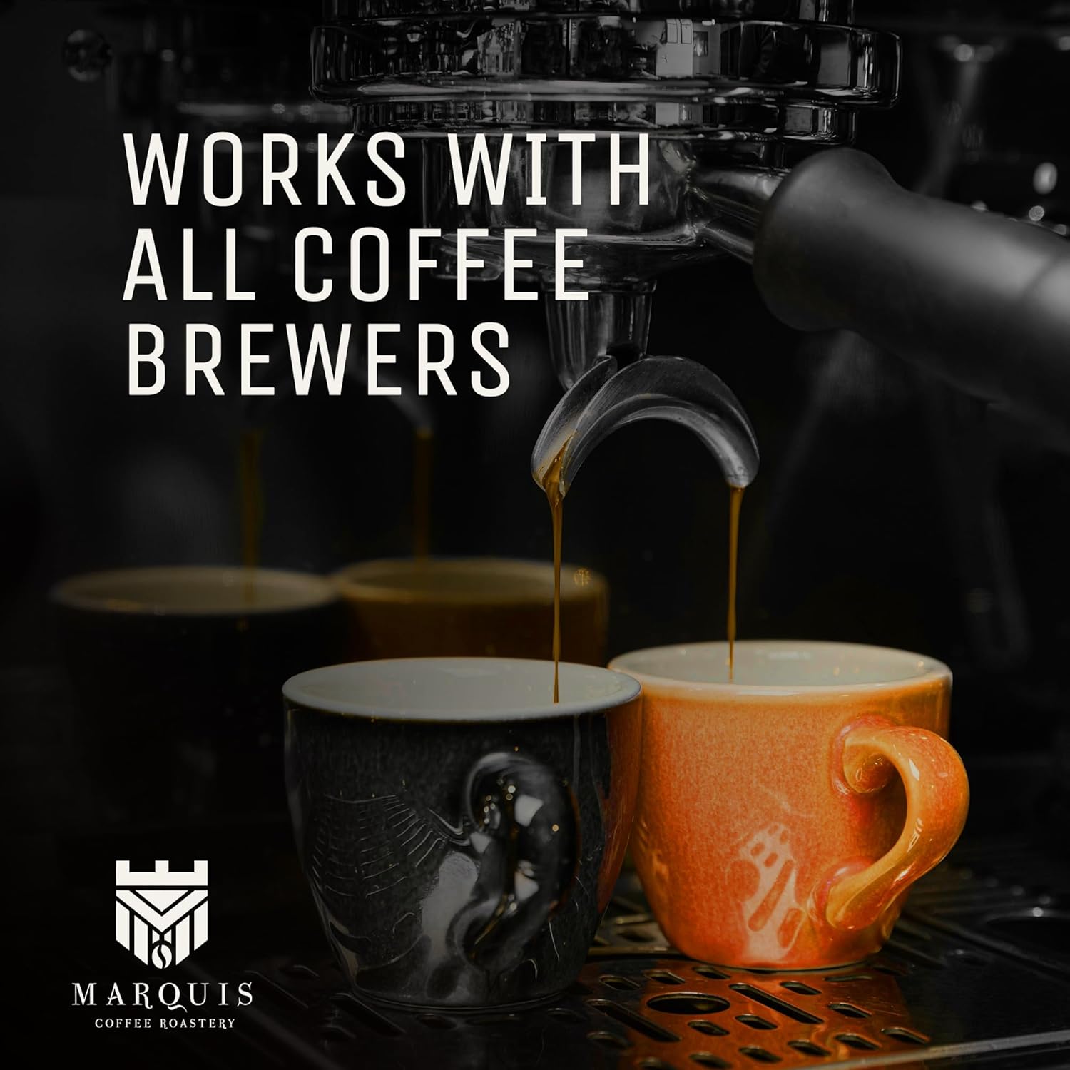 Marquis – Granos de café supremo colombiano, café colombiano rico y atrevido, granos de café frescos con un aroma embriagador, café de grano entero